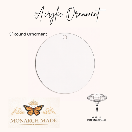 MISS US INTERNATIONAL TITLEHOLDER ORNAMENT