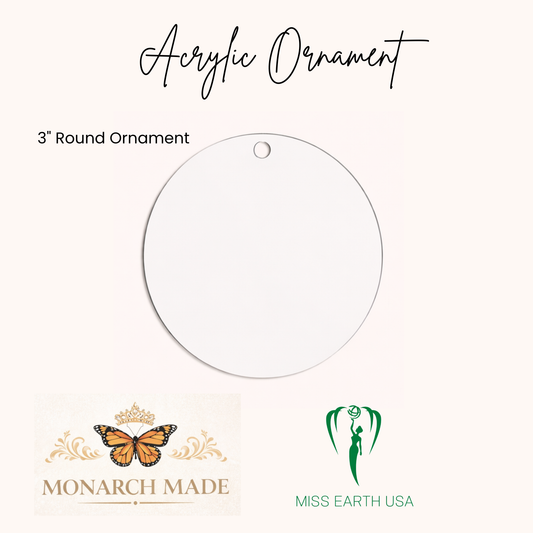 MISS EARTH USA ORNAMENT