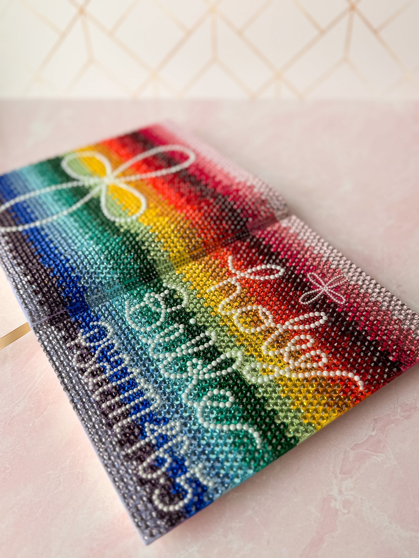 "God's Promise" Rainbow Rhinestone Bible