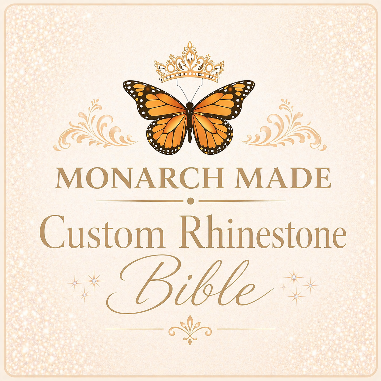 Custom Rhinestone Bible