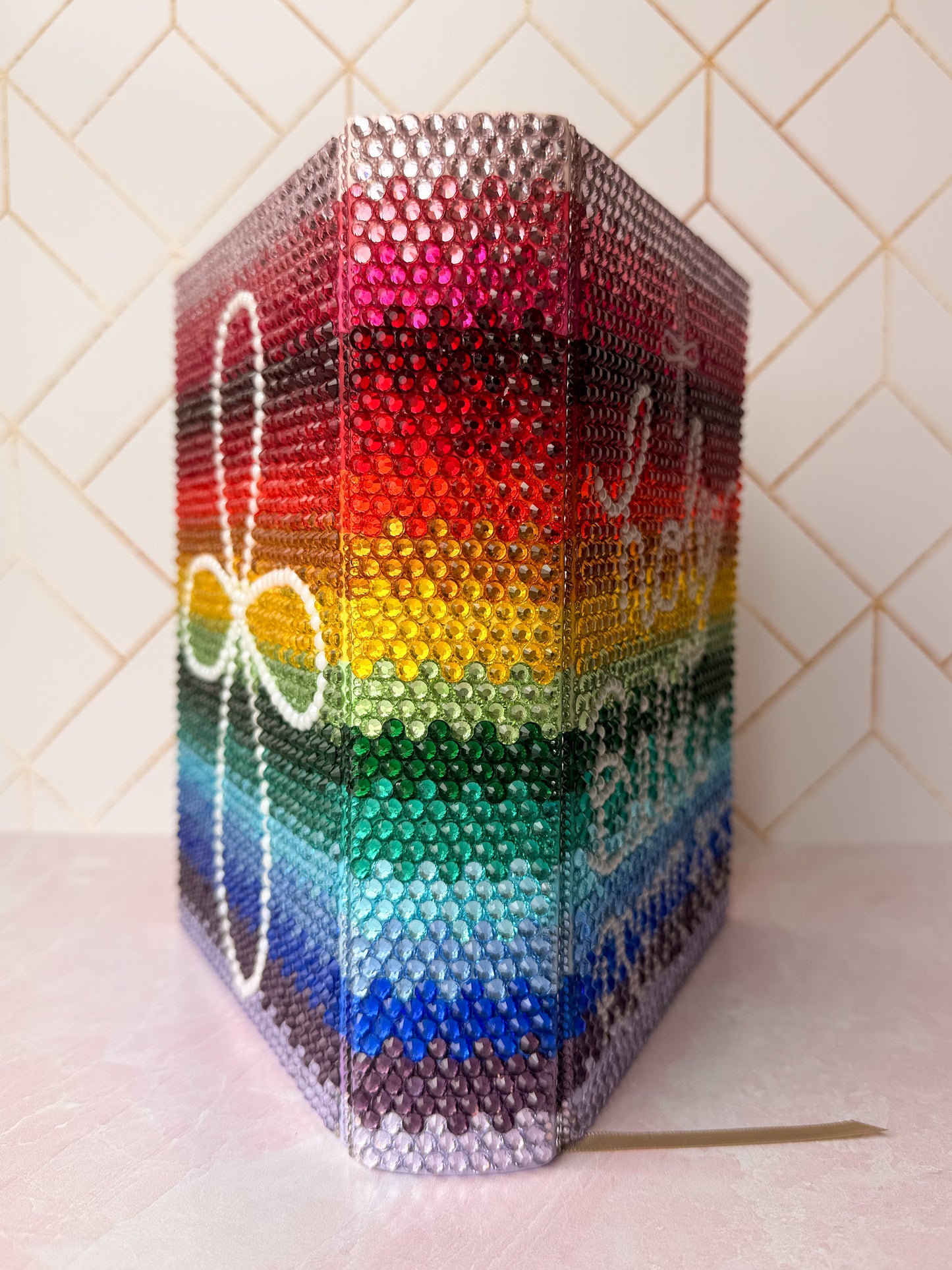 "God's Promise" Rainbow Rhinestone Bible